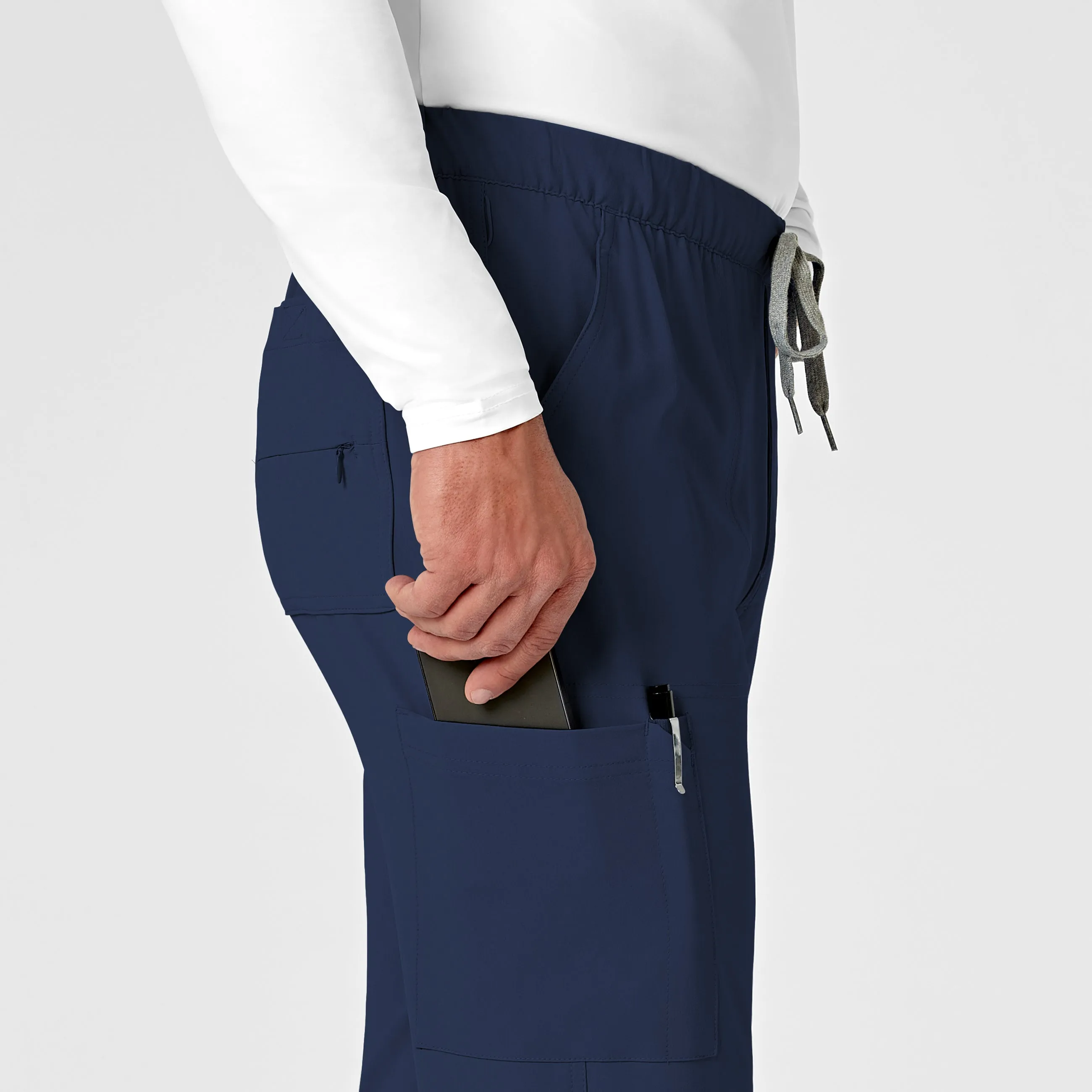 RENEW 5034 Men's Jogger Scrub Pants Navy
