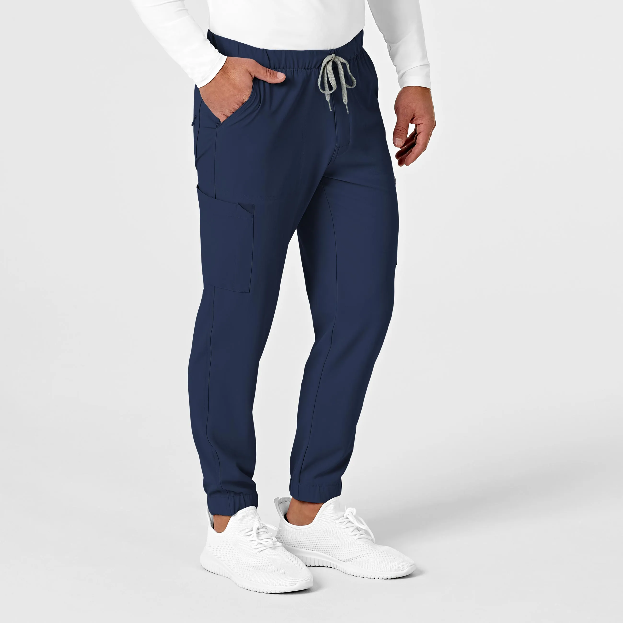 RENEW 5034 Men's Jogger Scrub Pants Navy