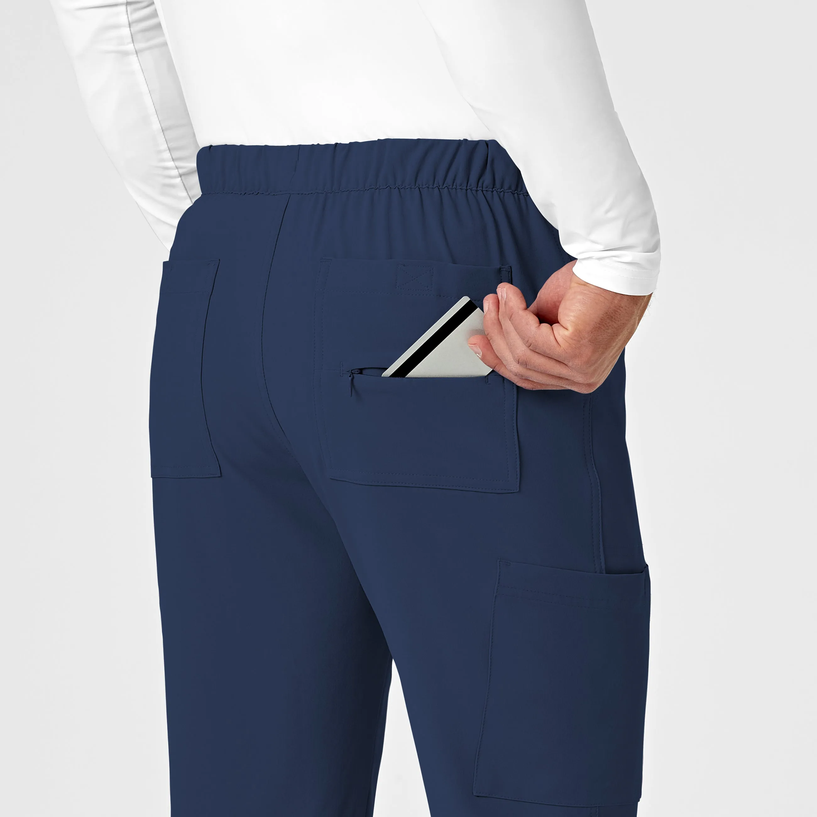 RENEW 5034 Men's Jogger Scrub Pants Navy