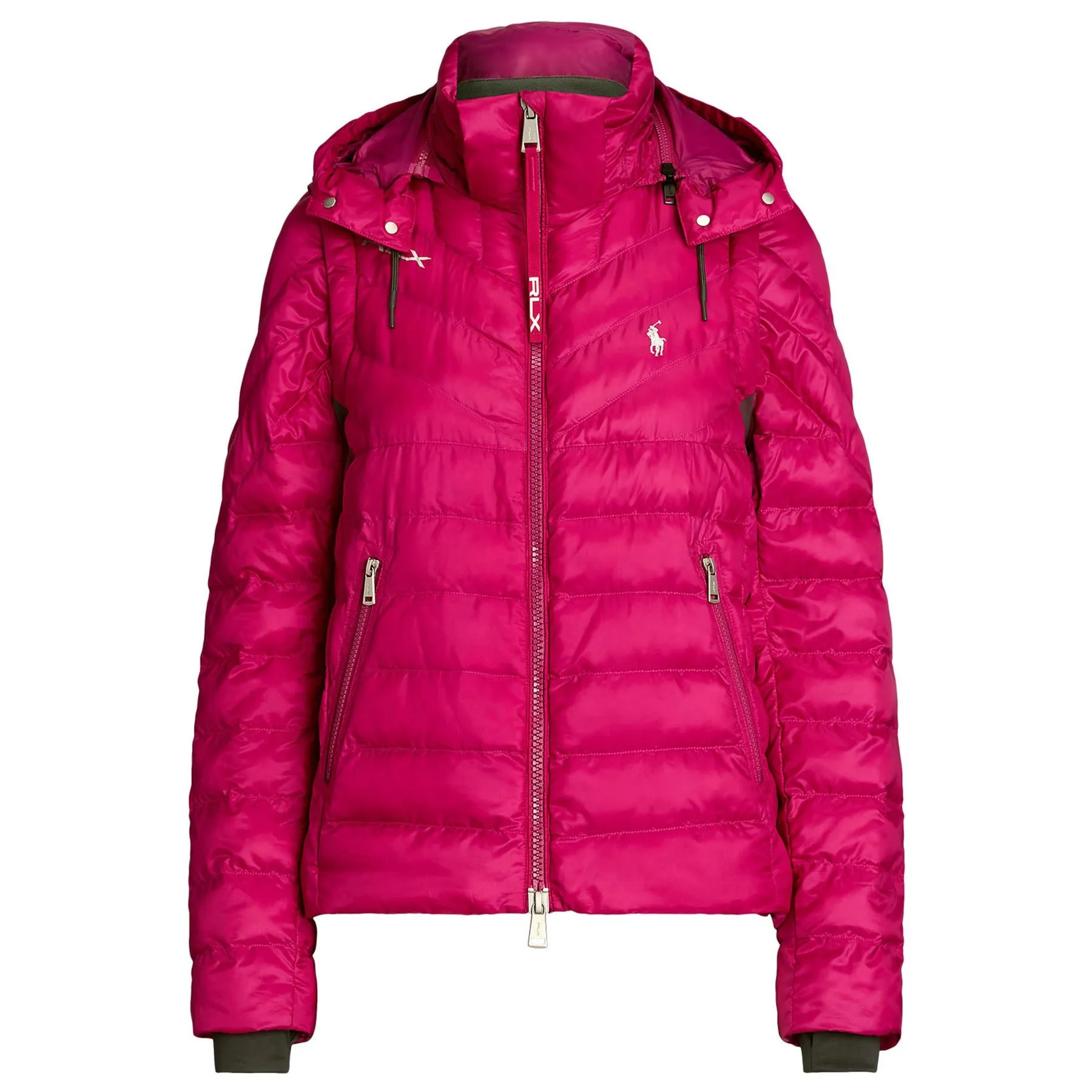 RLX Ripstop Full Zip Windbreaker Fuchsia Berry