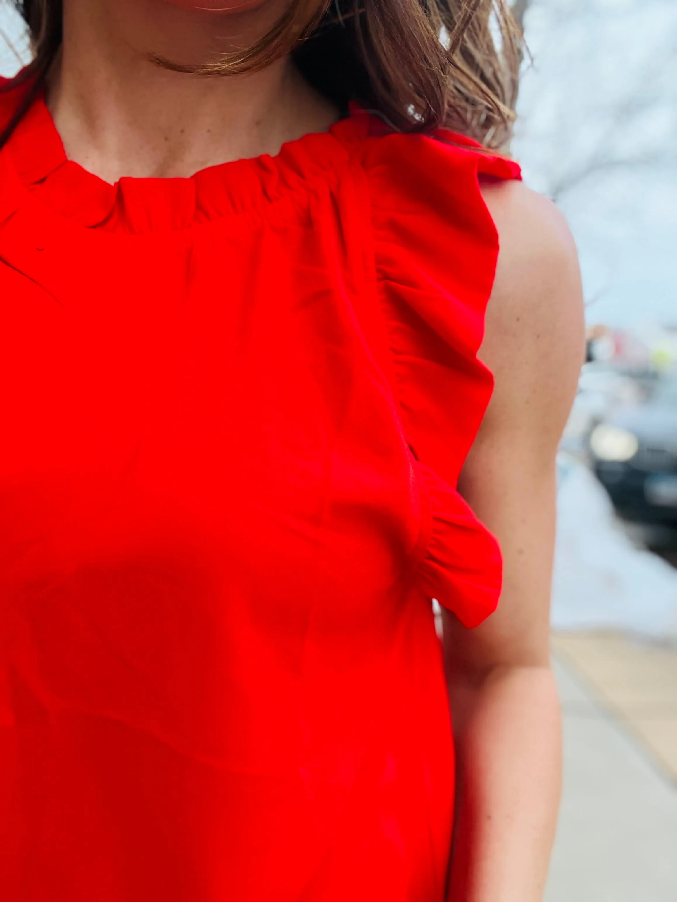 Ruffle Edge Tank