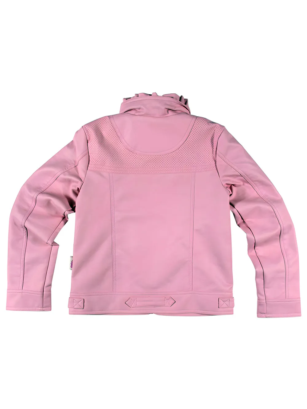 Ruffle Grace Leather Jacket for Girls