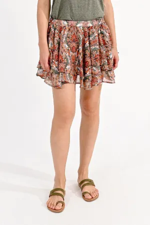 RUFFLED MINI SKIRT