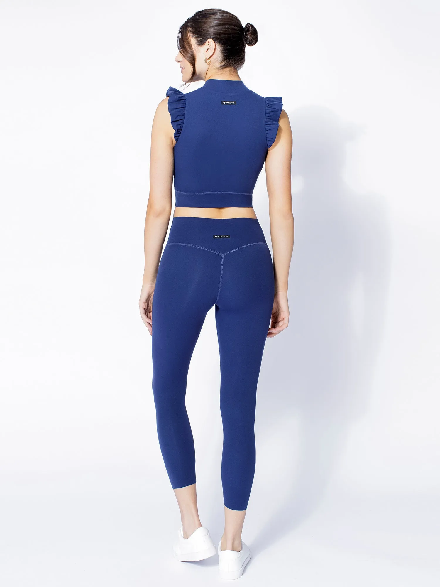 RUFFLED PURE TANK, NIGHT OCEAN