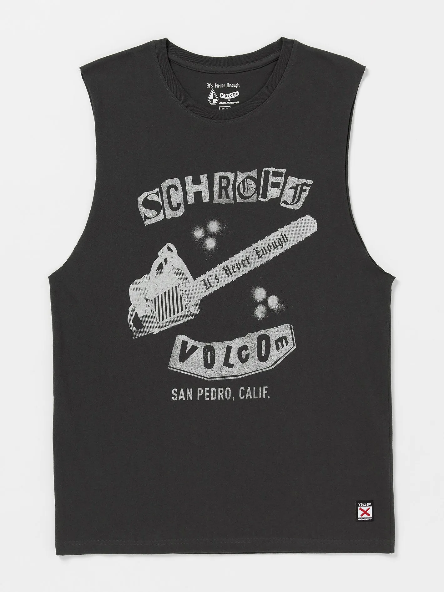 Schroff X Volcom Sleeveless T-Shirt - Stealth