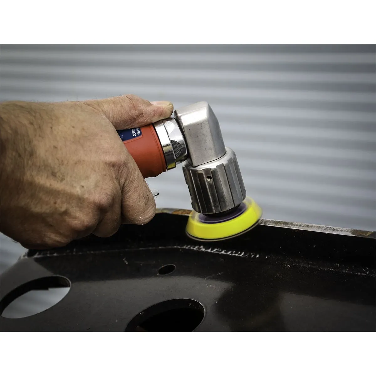 Sealey Air Orbital Sander 50mm Mini Disc Compressor Sanding Tool 1/4" BSP