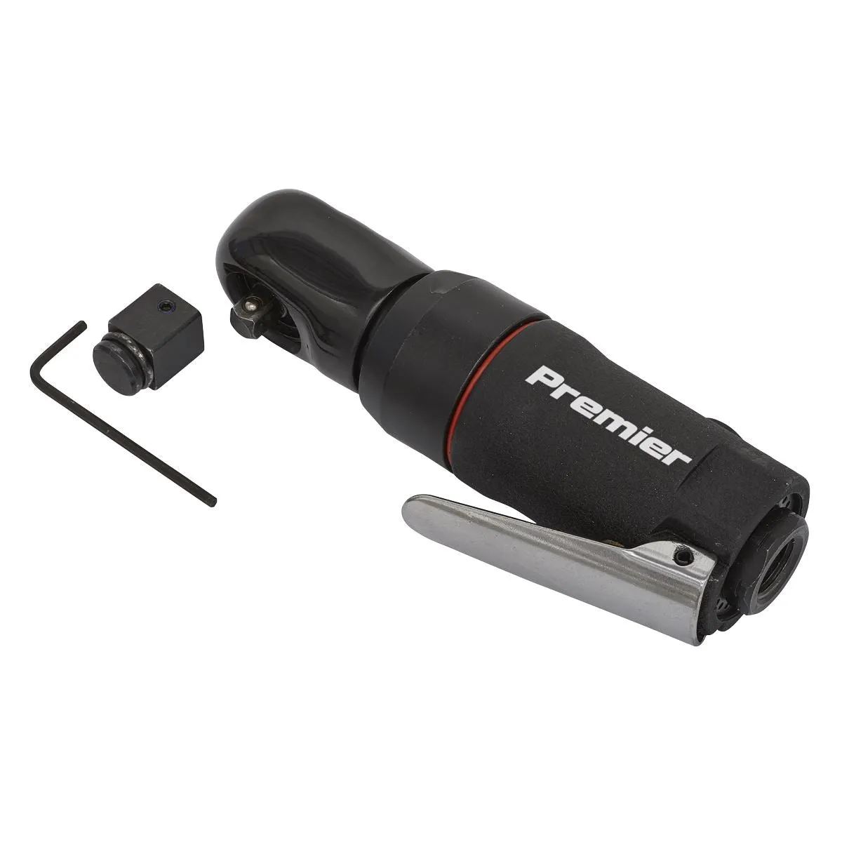 Sealey Premier 2-in-1 Mini Air Ratchet Wrench 1/4" & 1/2"Sq Drive