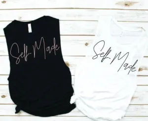 Self-Made Muscle Tank - Empower Collection by Hustle and Soul Clothing