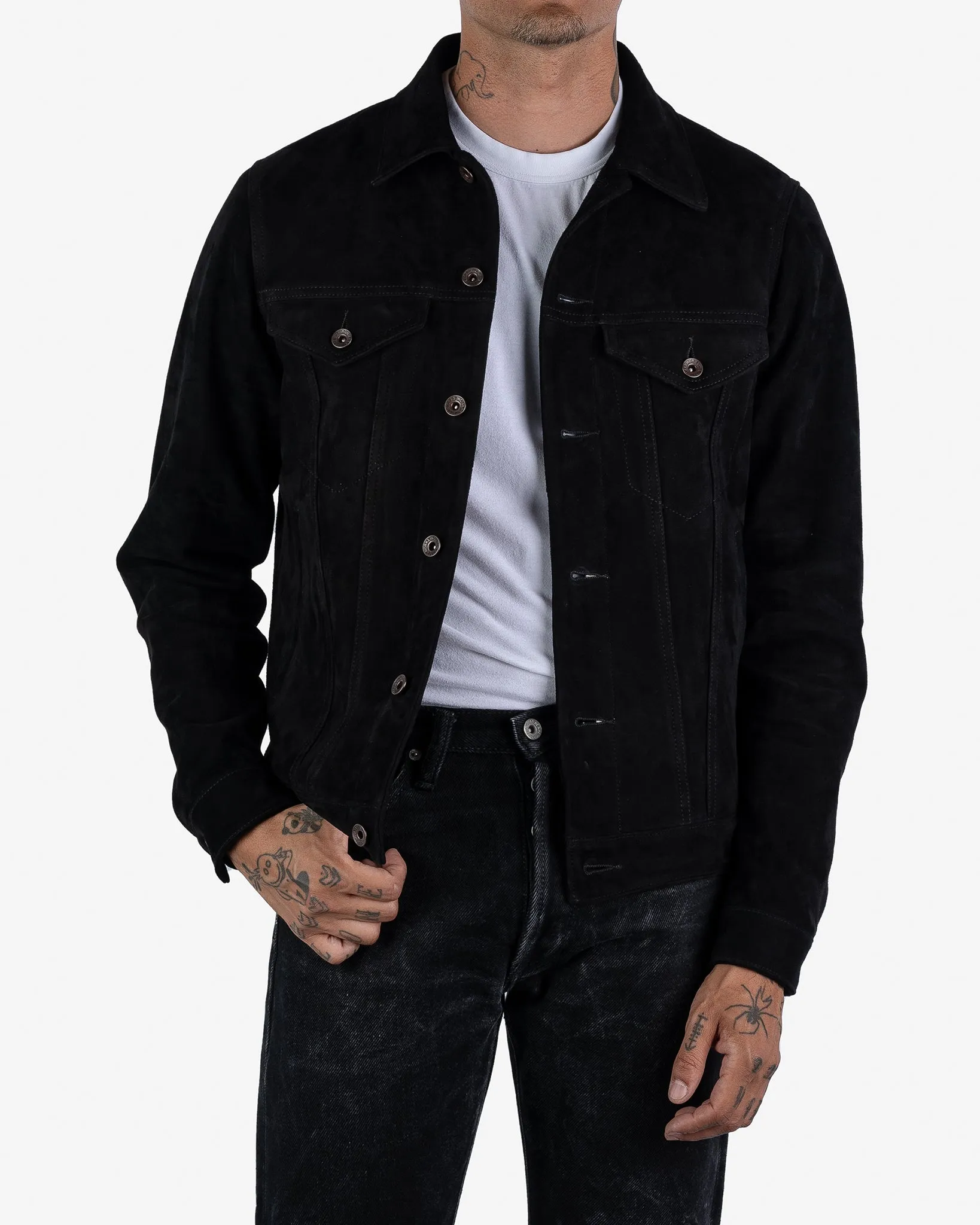 Sheepskin Modified Type III Jacket - Black