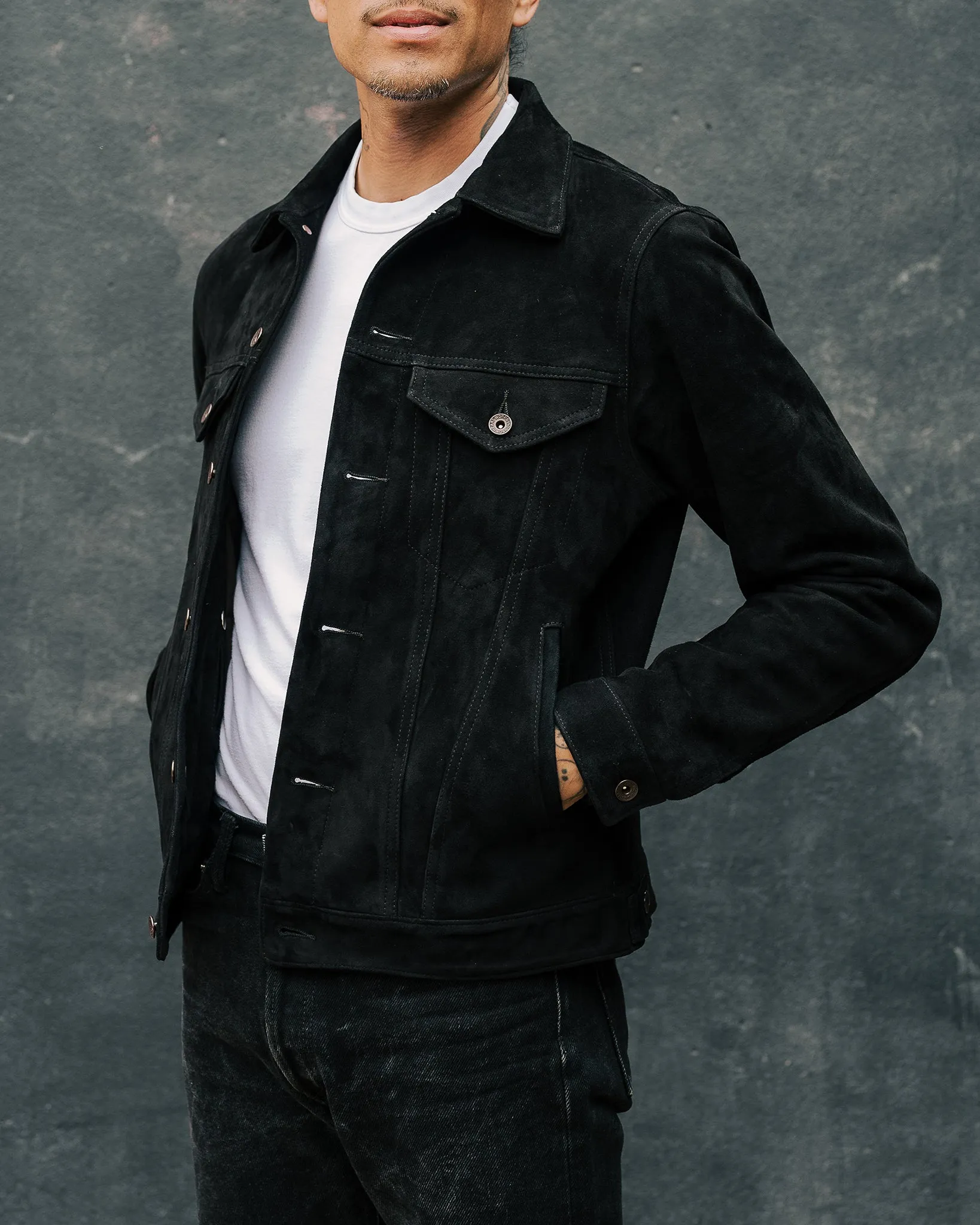 Sheepskin Modified Type III Jacket - Black