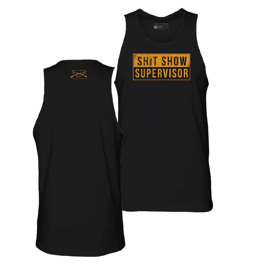 Sh*t Show Supervisor Tank - Black