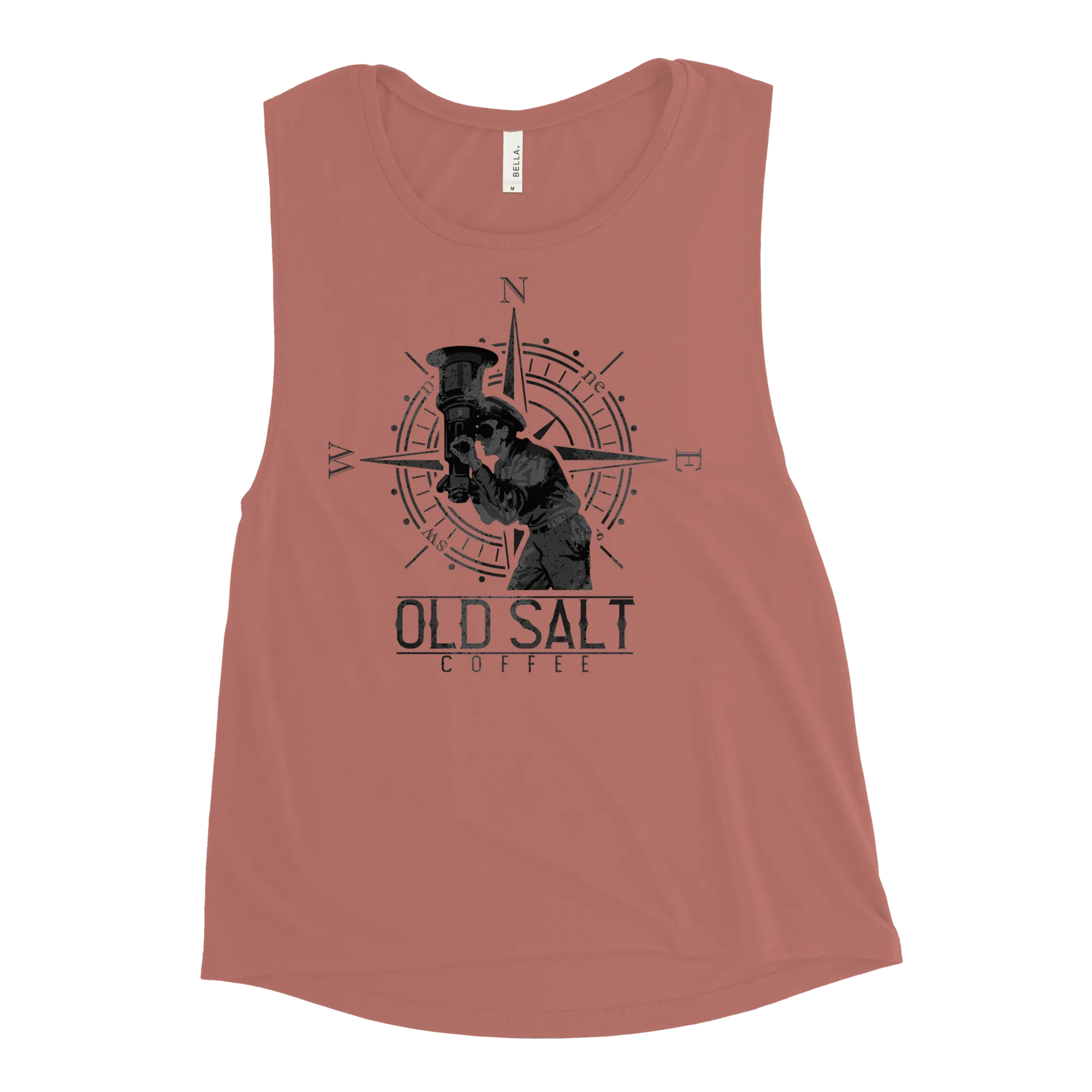 Silent Service Old Salt Coffee Women's Muscle Tank