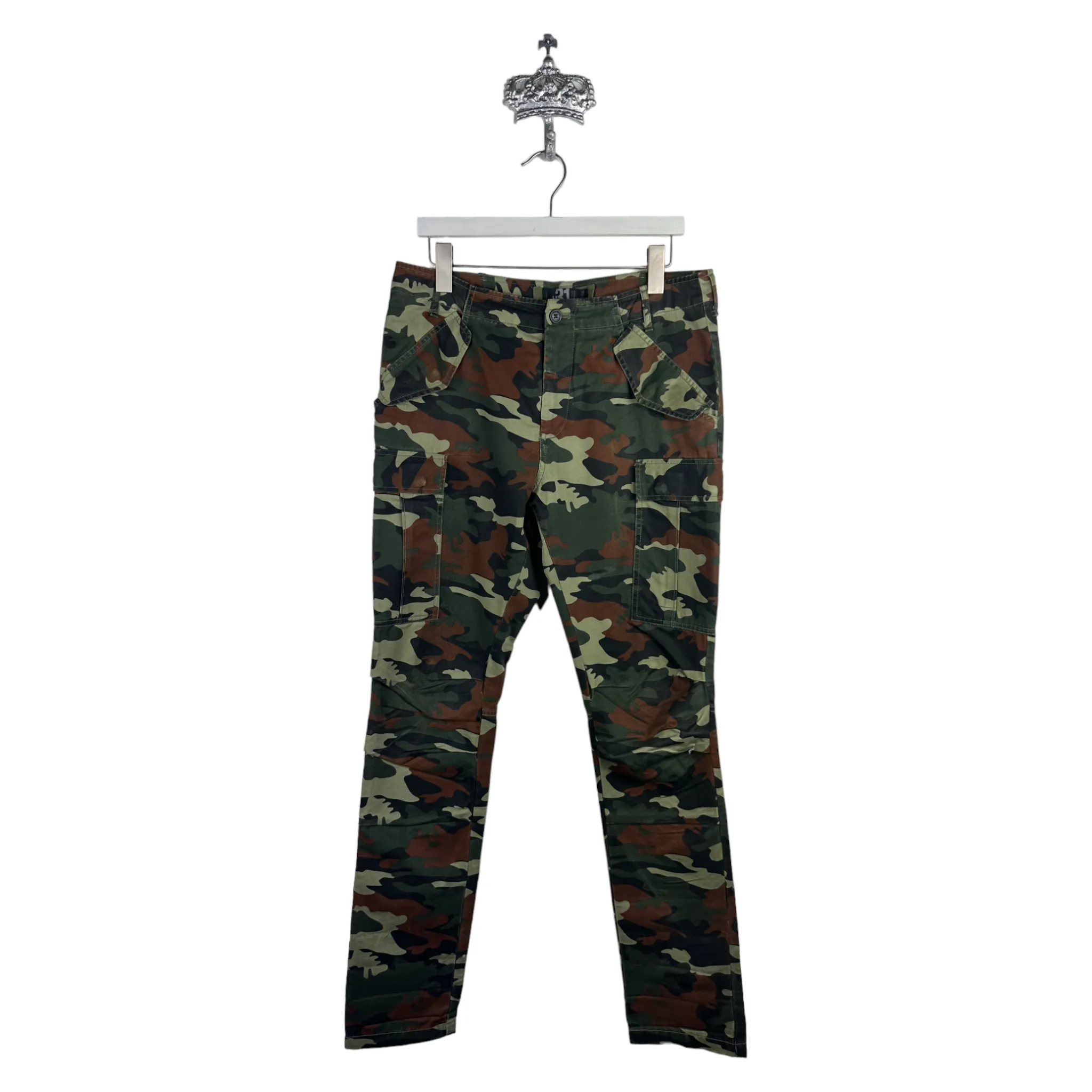 SIMONS CAMO SLIM FIT PANTS (HH - 17IN) (LENGTH - 32IN)