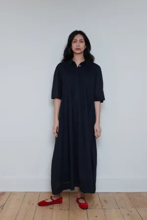Skall | Dot Shirtdress - Black