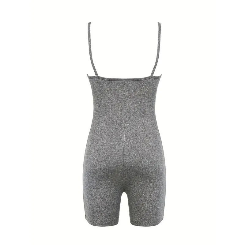 Sleeveless Bodycon Romper | Stretchy One-Piece Jumpsuit