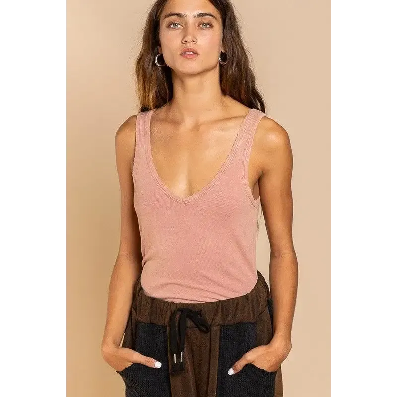 Sleeveless Relaxed Fit Tank Top