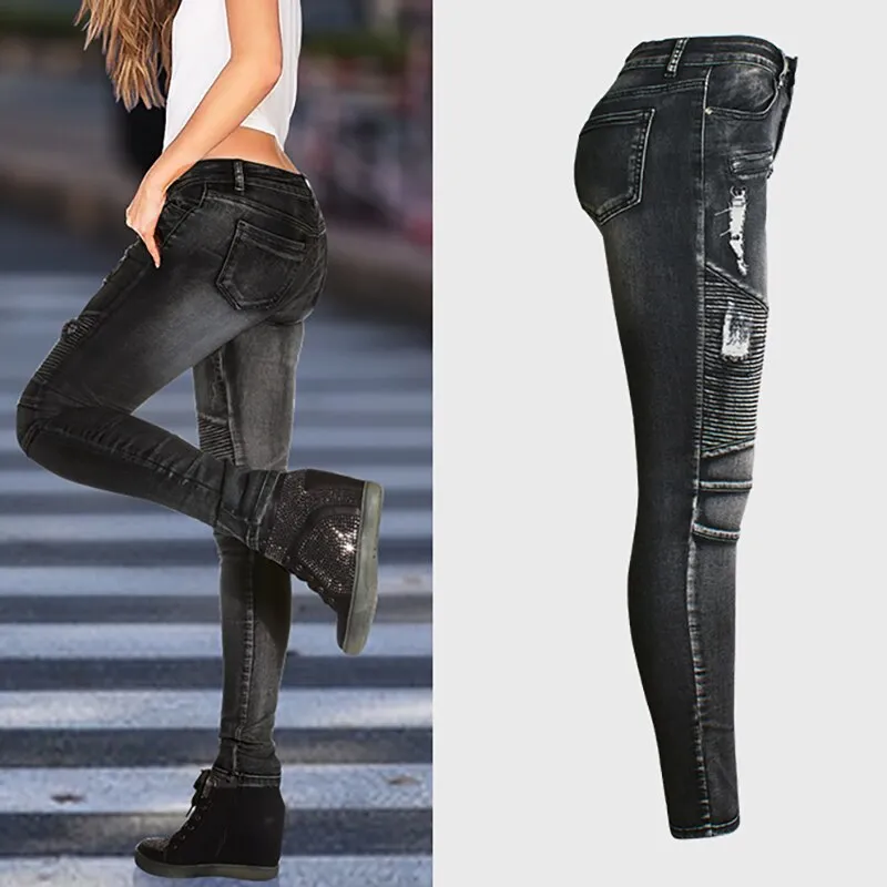 Slim Fit "Patchwork"