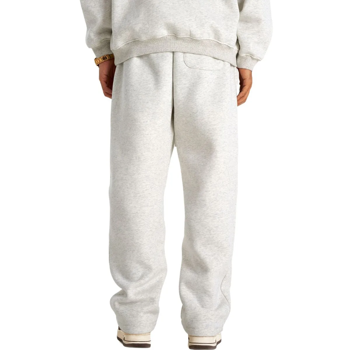 Solid Color Plush Lining Sweatpants
