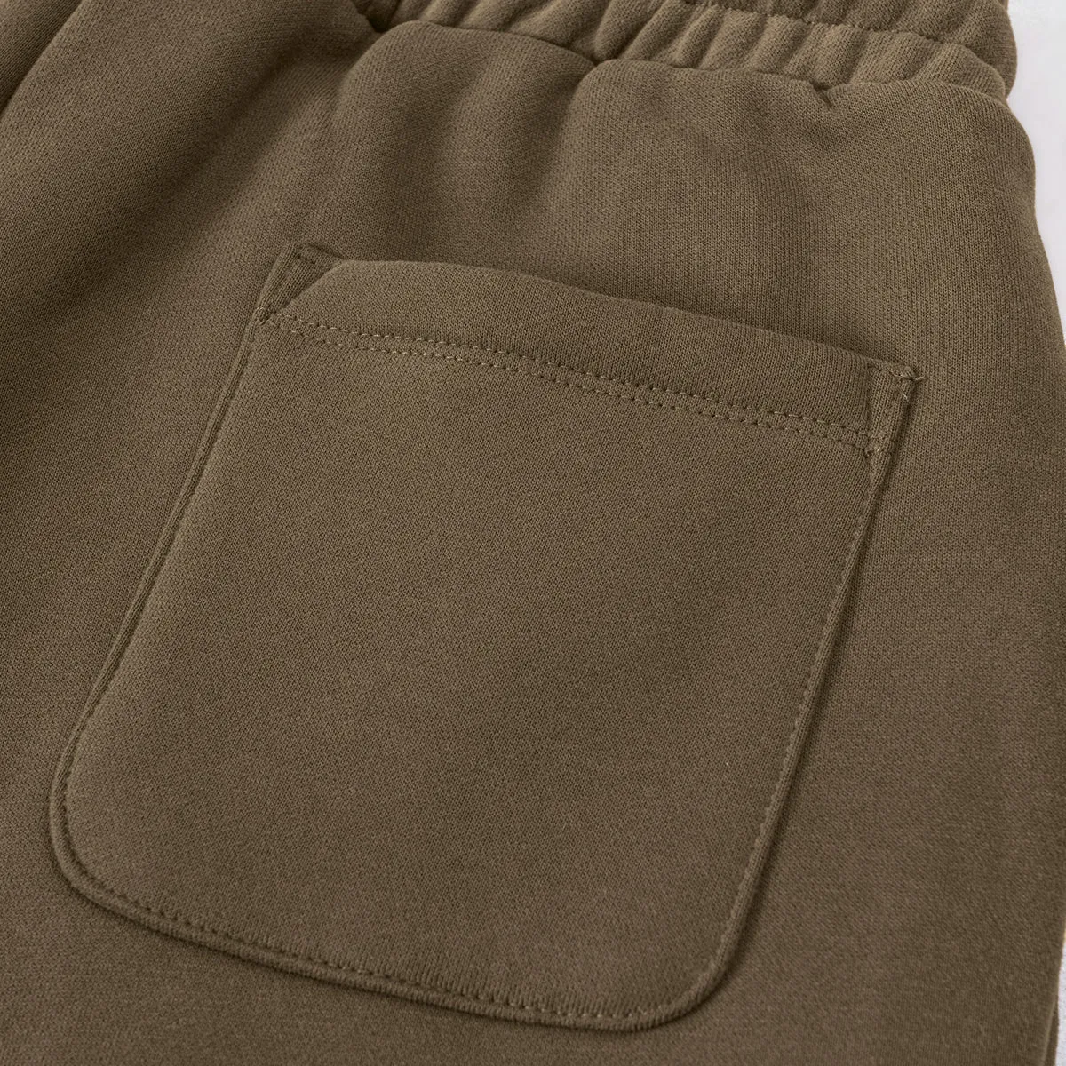 Solid Color Plush Lining Sweatpants
