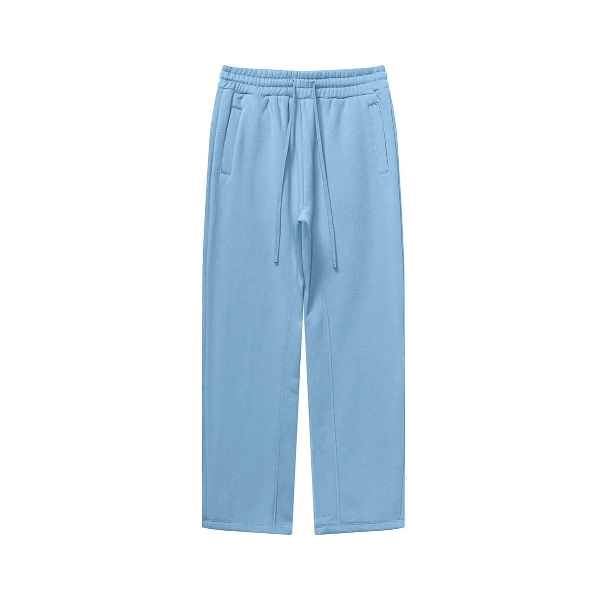 Solid Color Plush Lining Sweatpants