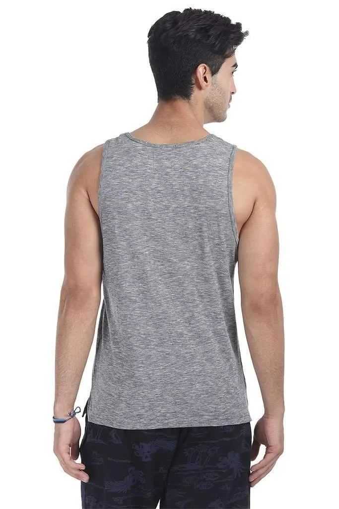 Spaced Dyed Engineered Striped Tank