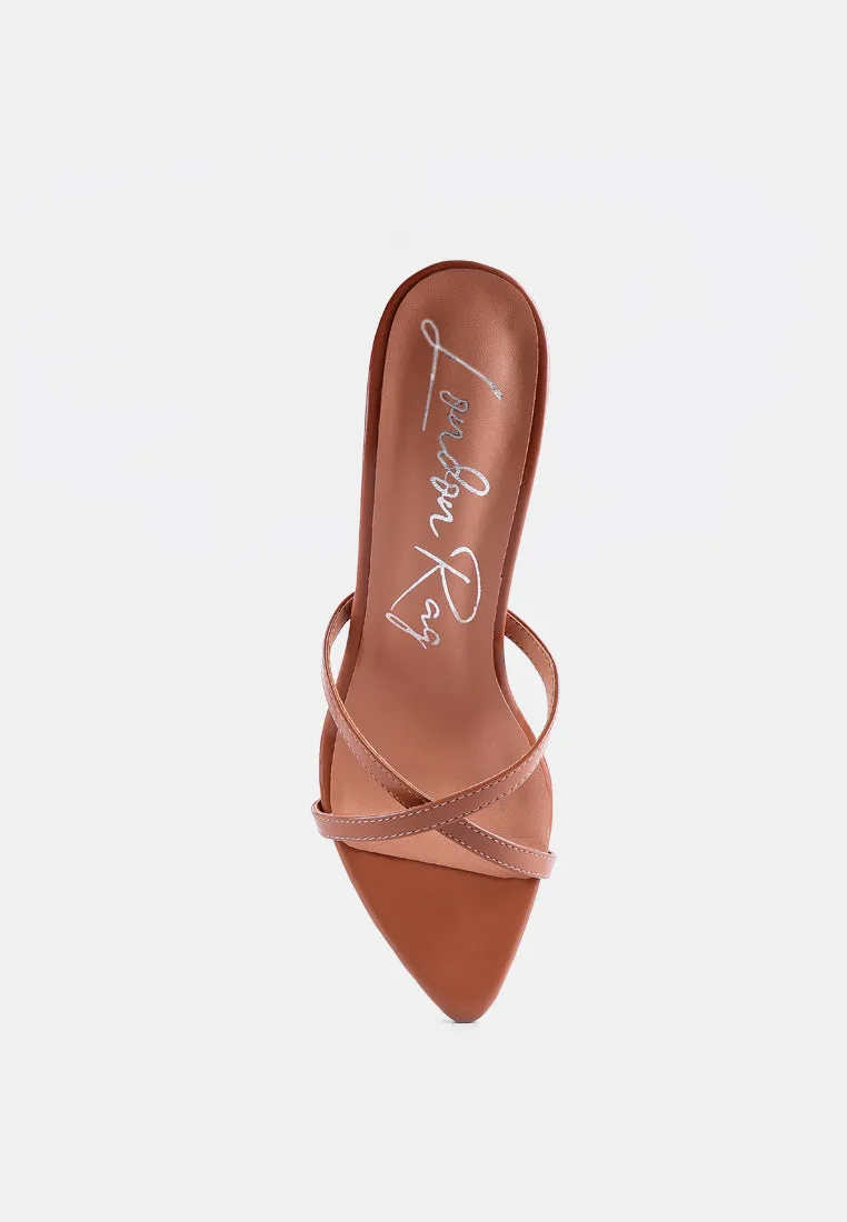 Spellbound High Heel Pointed Toe Sandals By Ruw