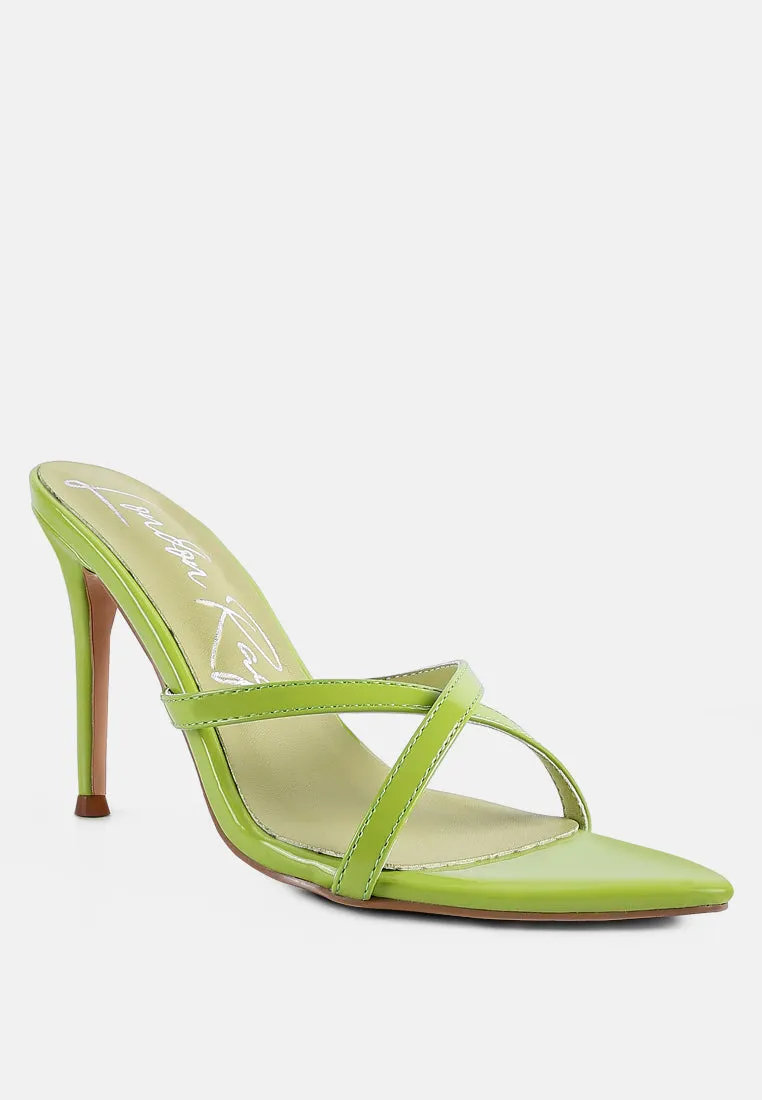 Spellbound High Heel Pointed Toe Sandals By Ruw