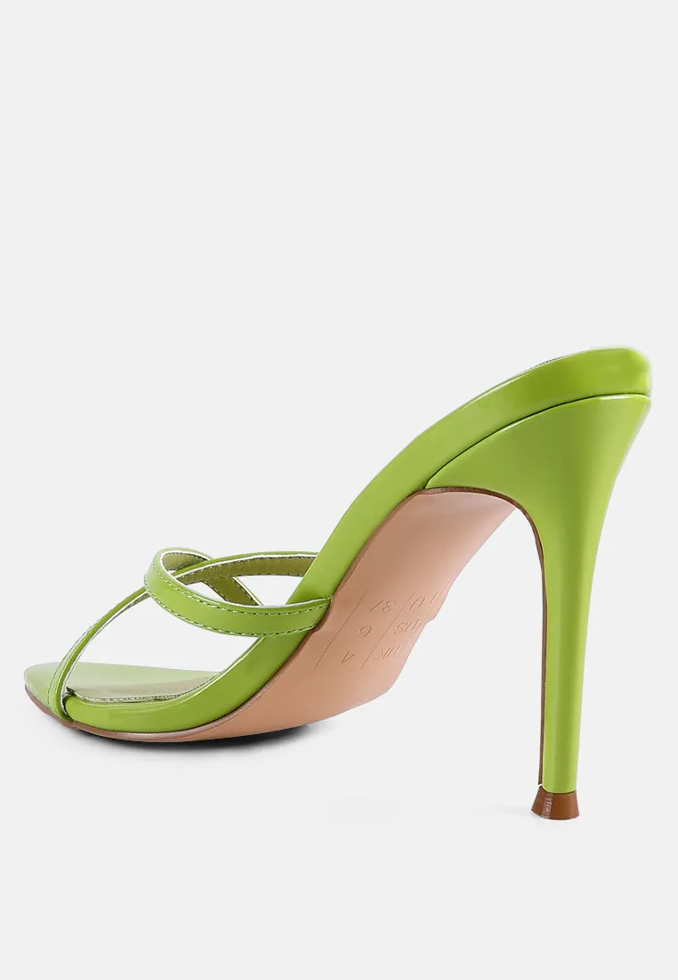 Spellbound High Heel Pointed Toe Sandals By Ruw
