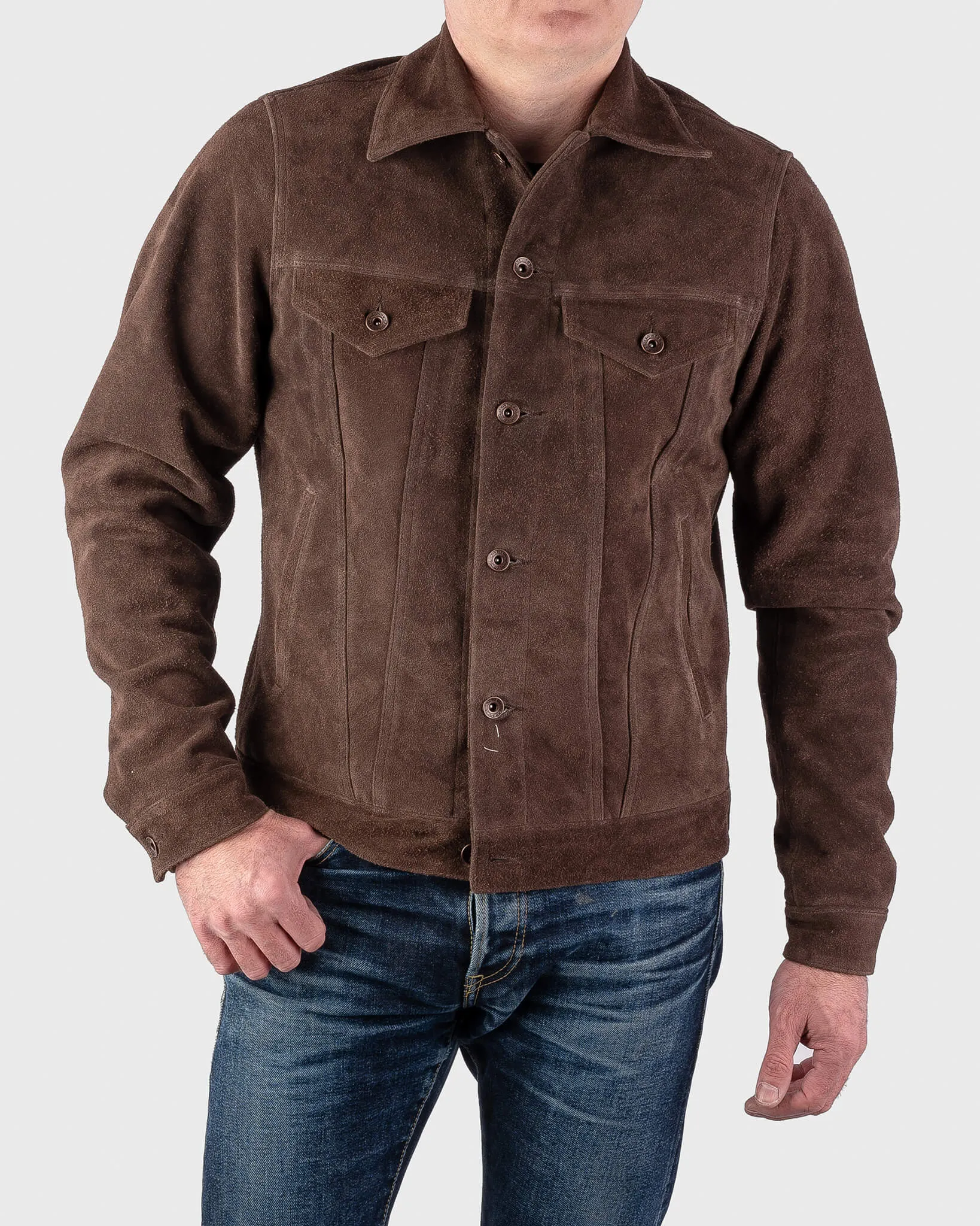 Split Steer Modified Type III Jacket - Brown
