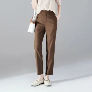 Spring Autumn Pencil Trousers Trouser Suits Vintage