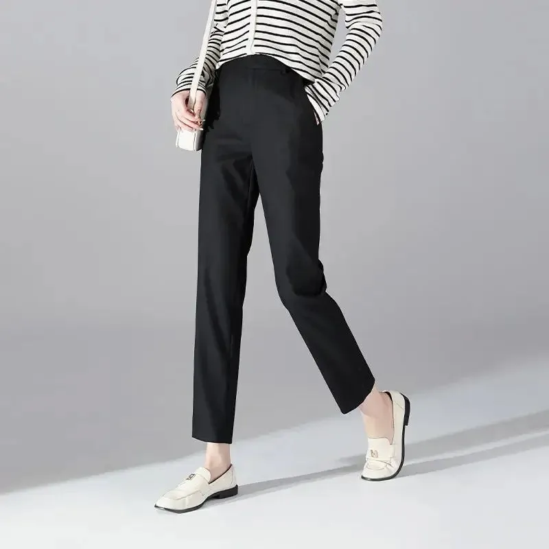 Spring Autumn Pencil Trousers Trouser Suits Vintage
