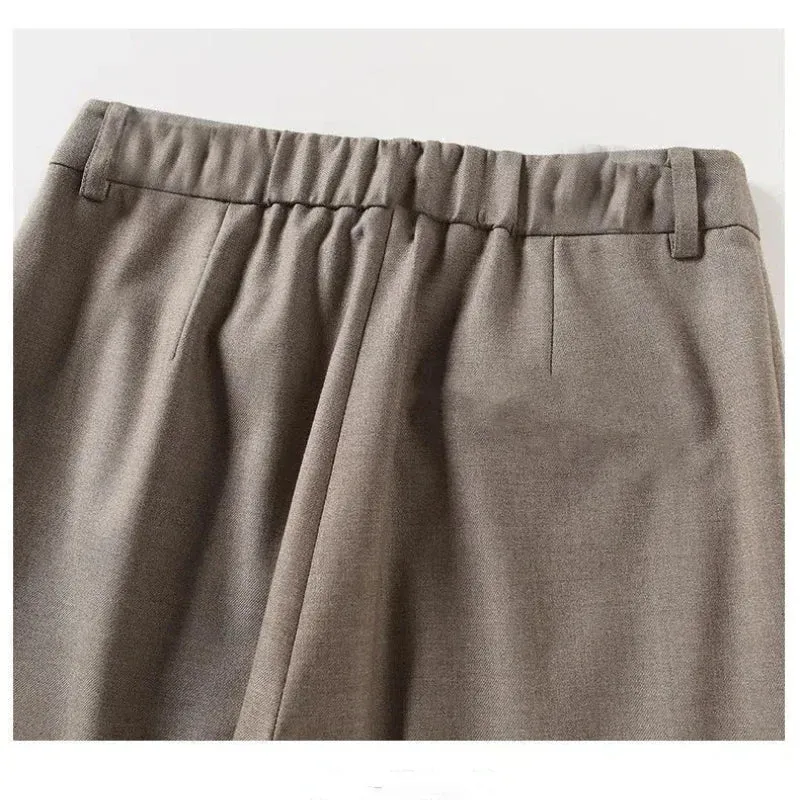 Spring Autumn Pencil Trousers Trouser Suits Vintage