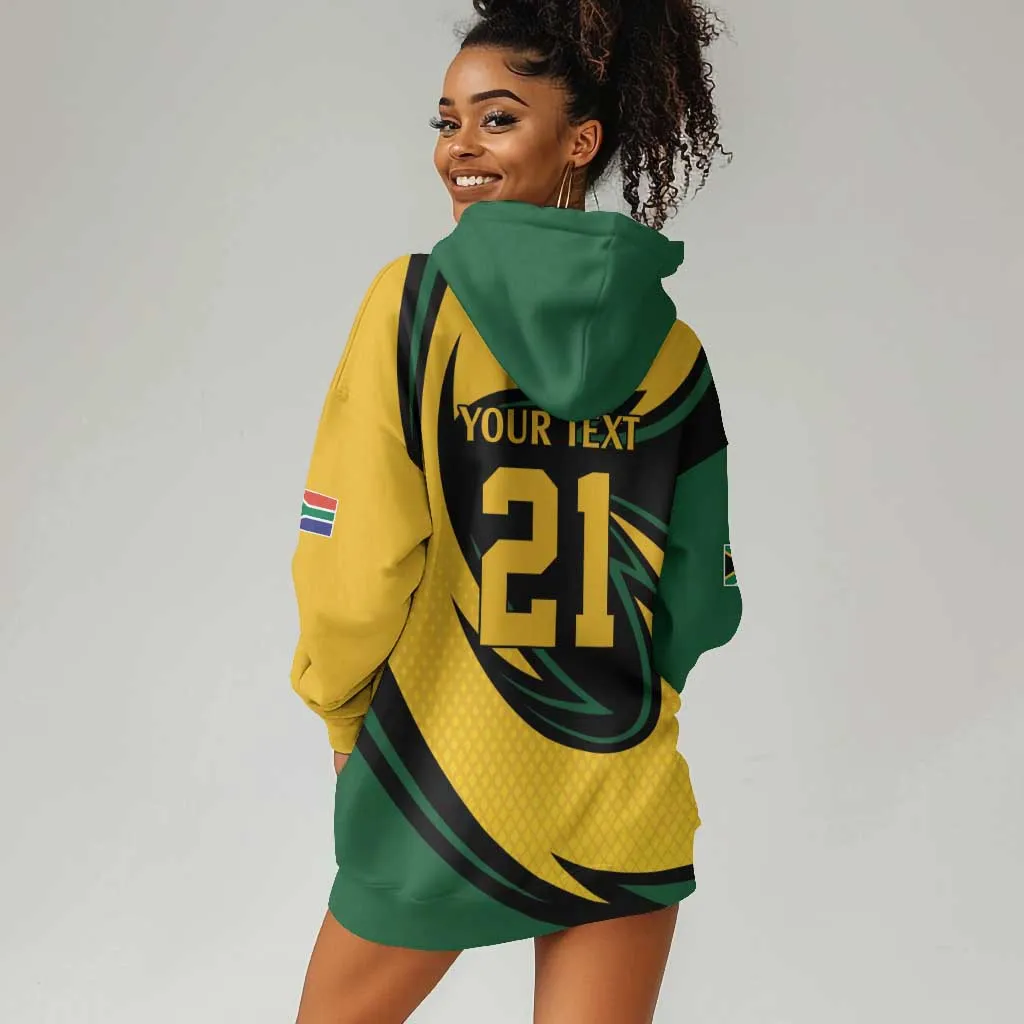 Springbok South Africa Cricket Custom Hoodie Dress Unique Pattern LT9