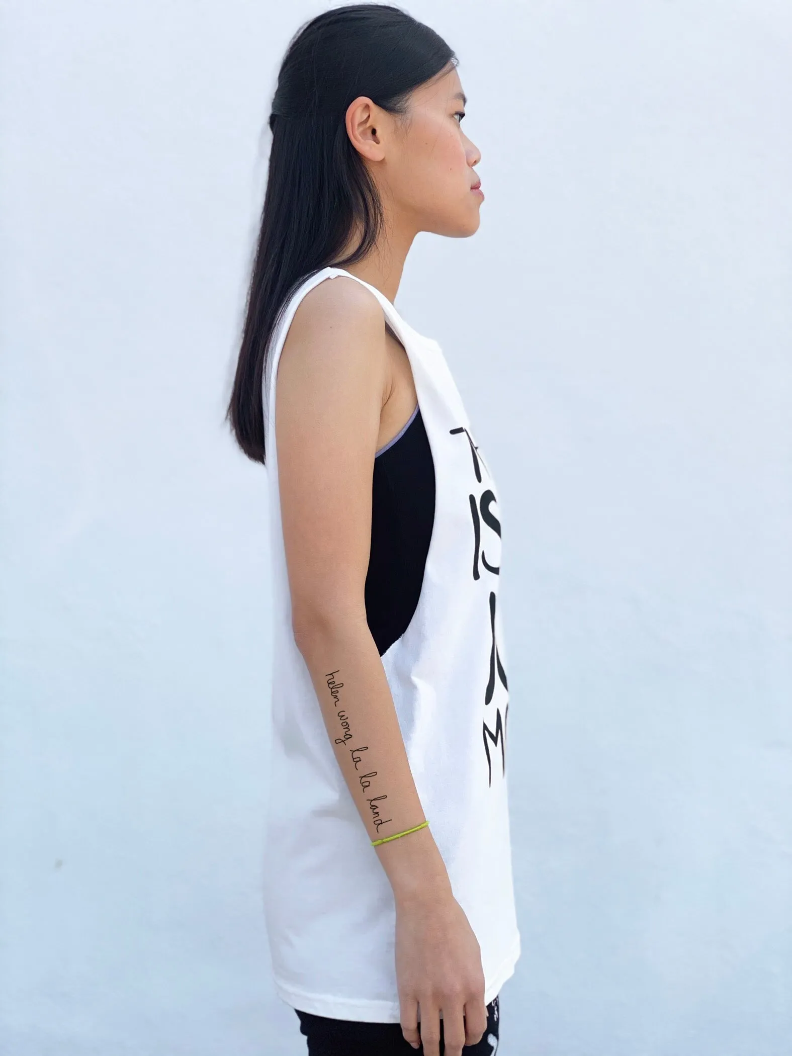 (S/S 2020) The Cow Is Not Your Mother sleeveless tee in CREAM ORGANIC