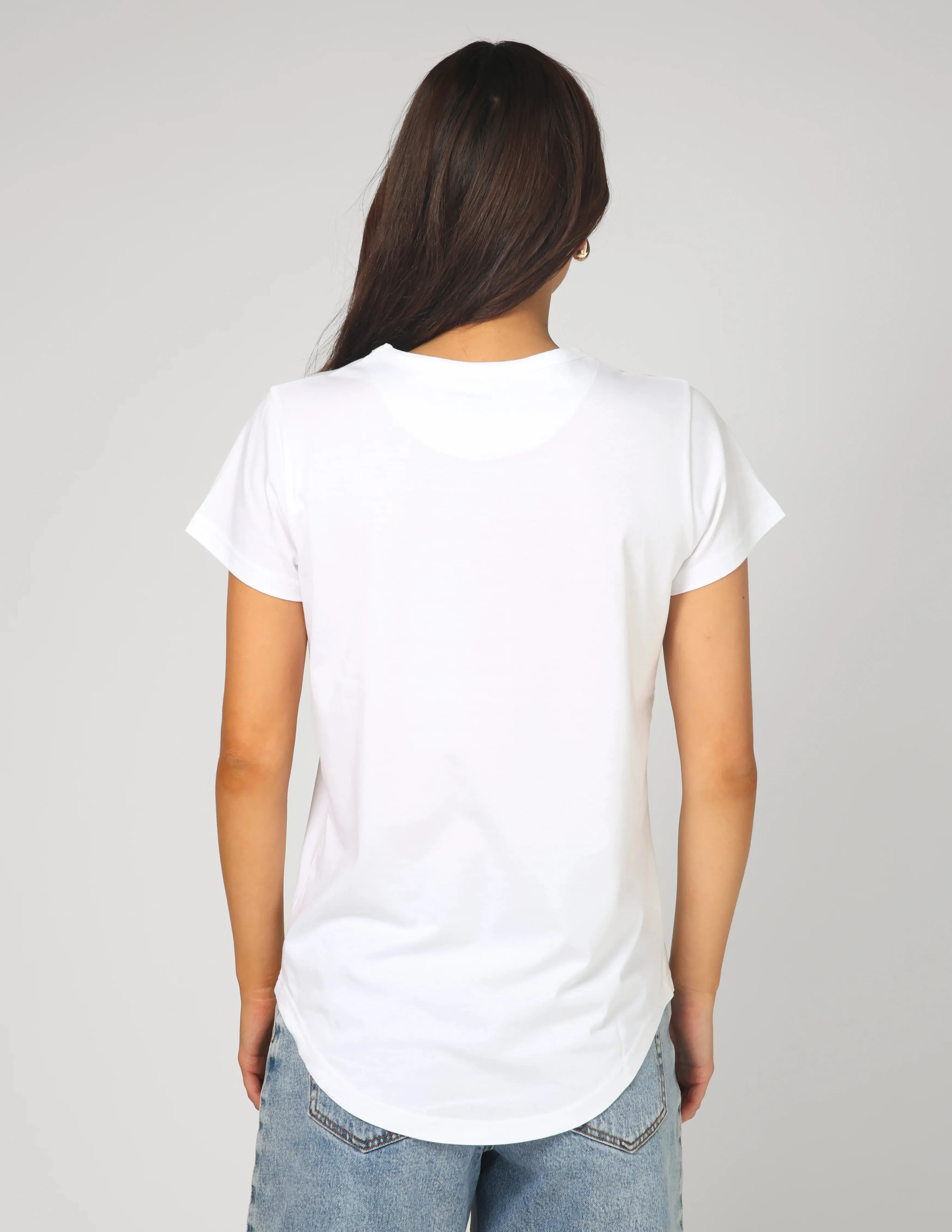 Stella   Gemma T-Shirt - White Just Keep Growing