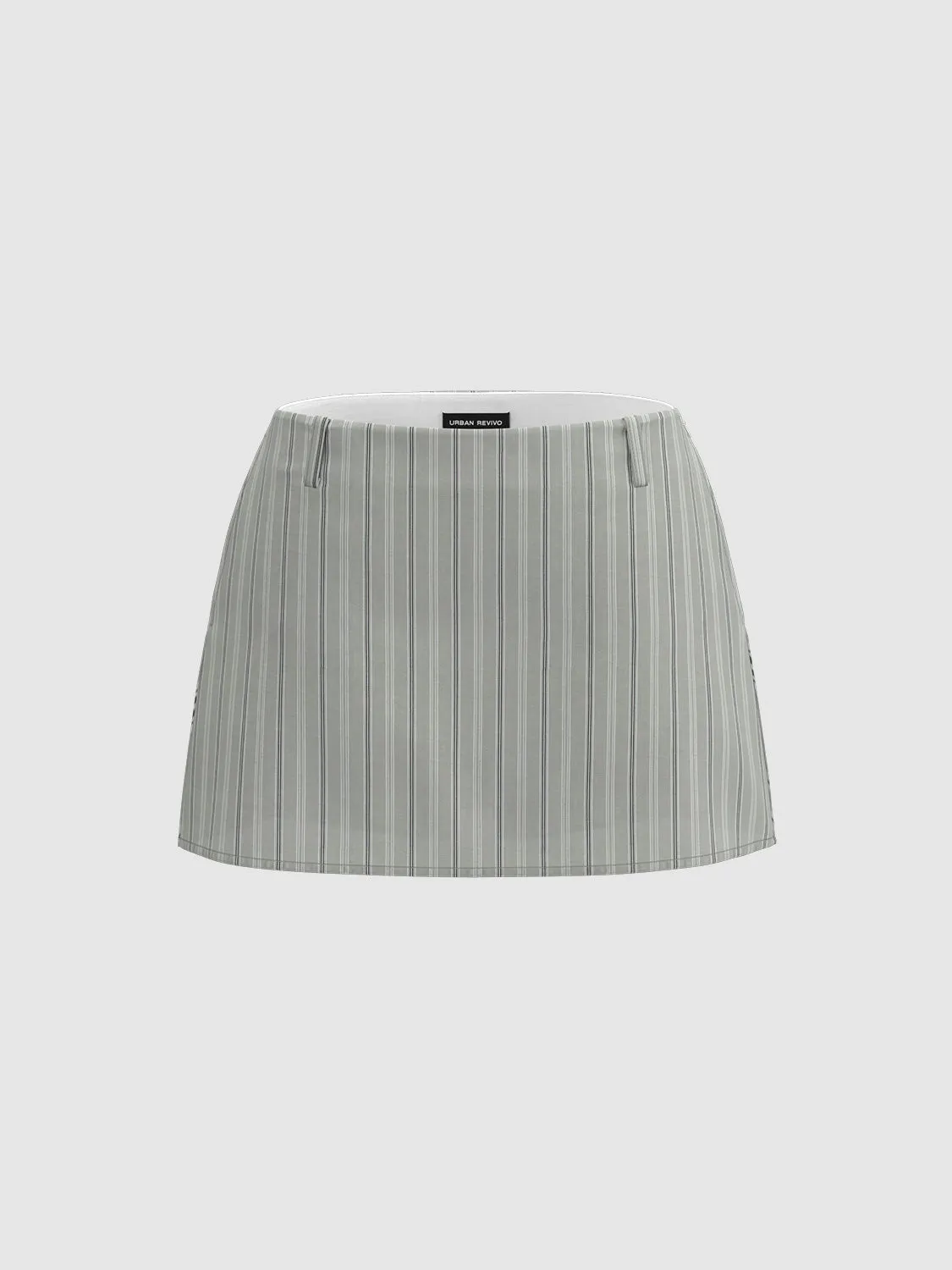 Striped Mini Skirts