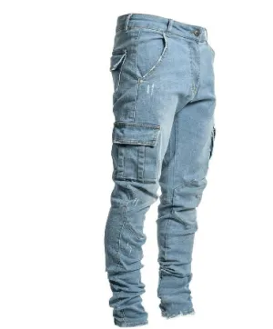 Stylish Slim-Fit Cargo Pants for Men by Julio