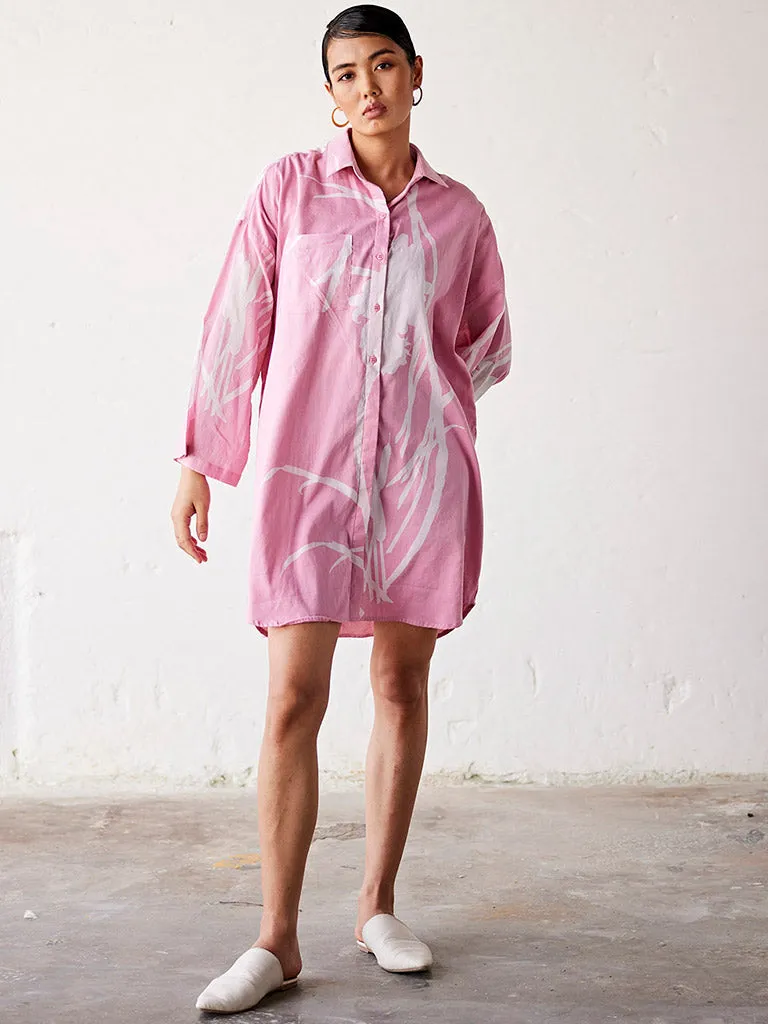 Summer Garden Shirt Dress