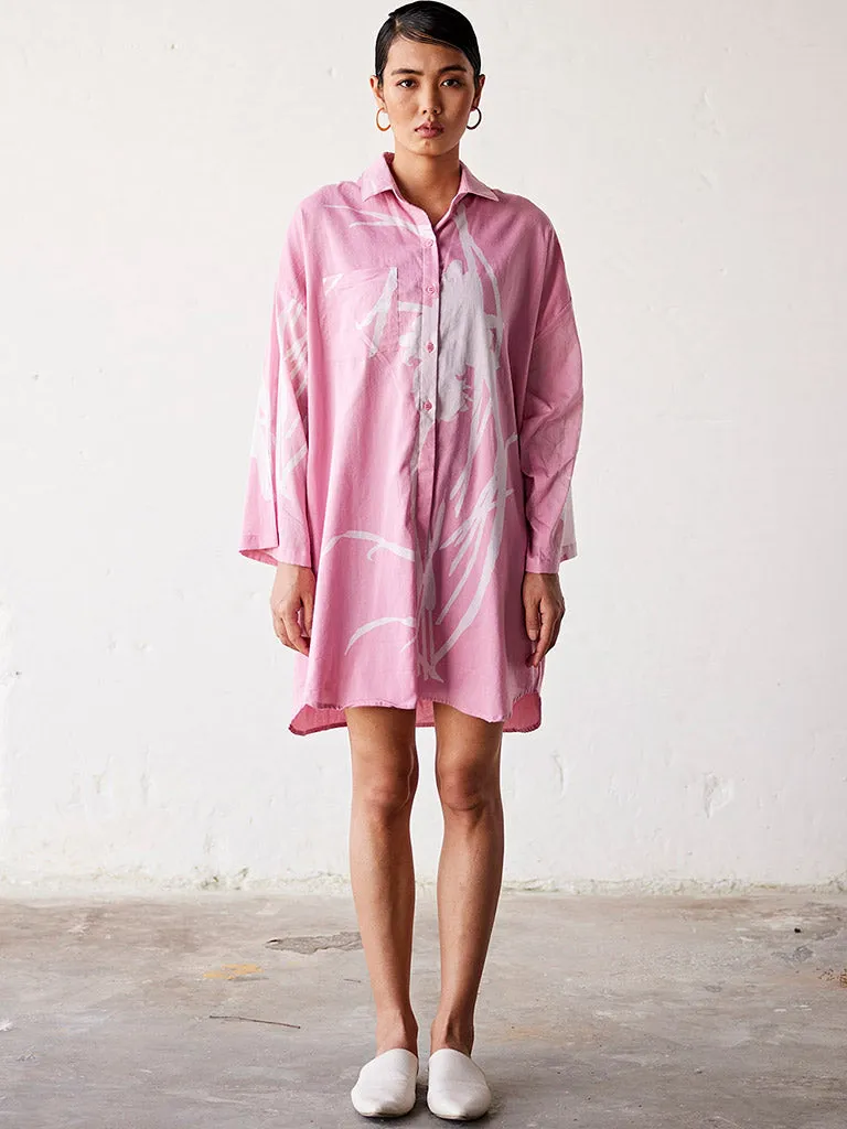 Summer Garden Shirt Dress
