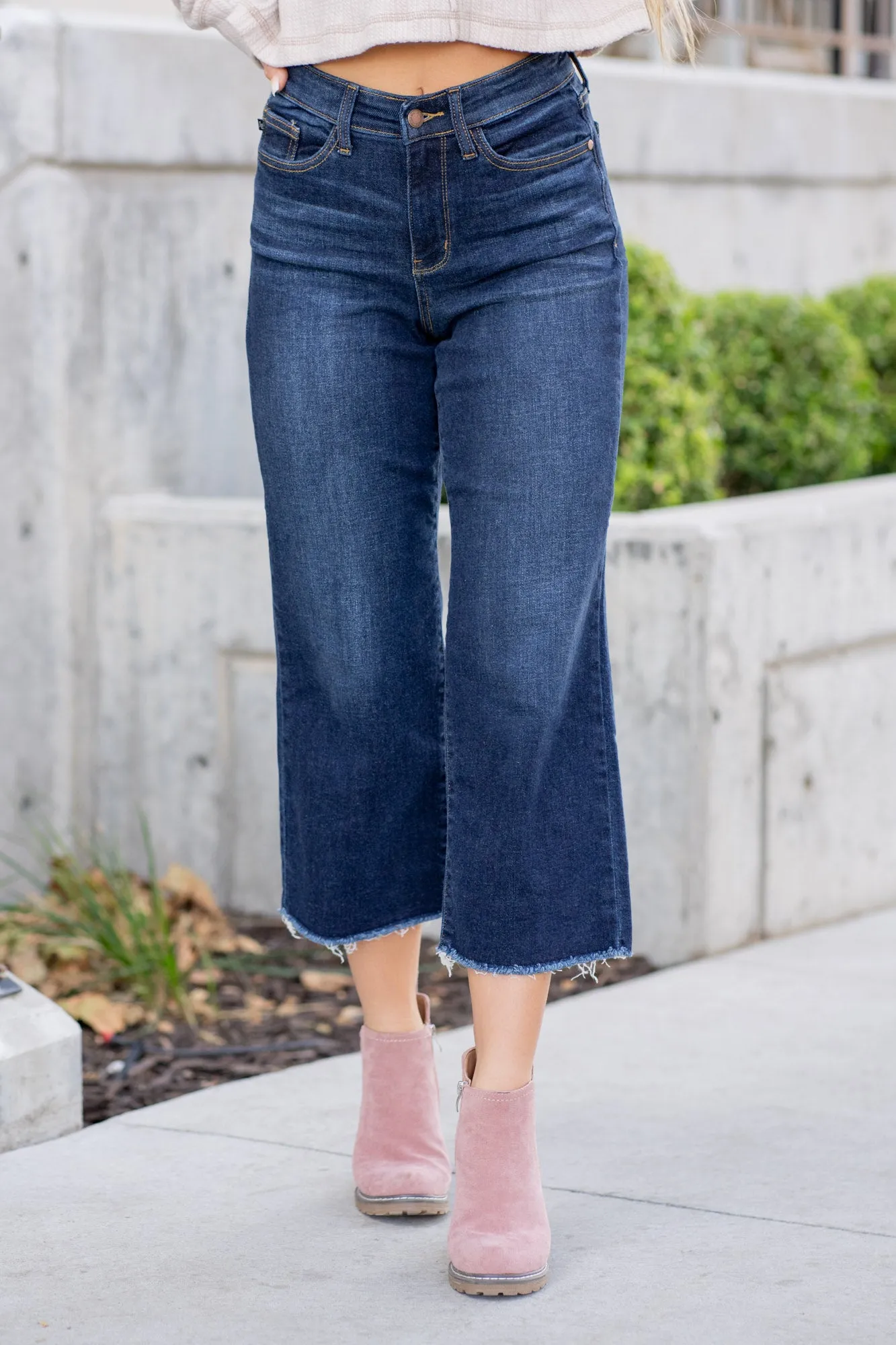 Sunday Chill High Rise Cropped Wide Leg Regular & Plus Sizes