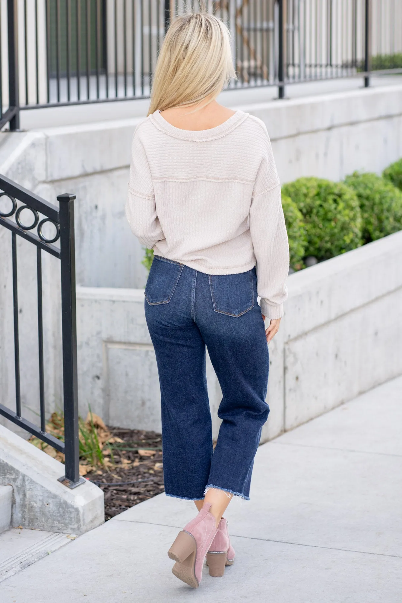 Sunday Chill High Rise Cropped Wide Leg Regular & Plus Sizes