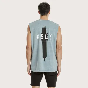 Sunset Relaxed Muscle Tee Pigment Lead