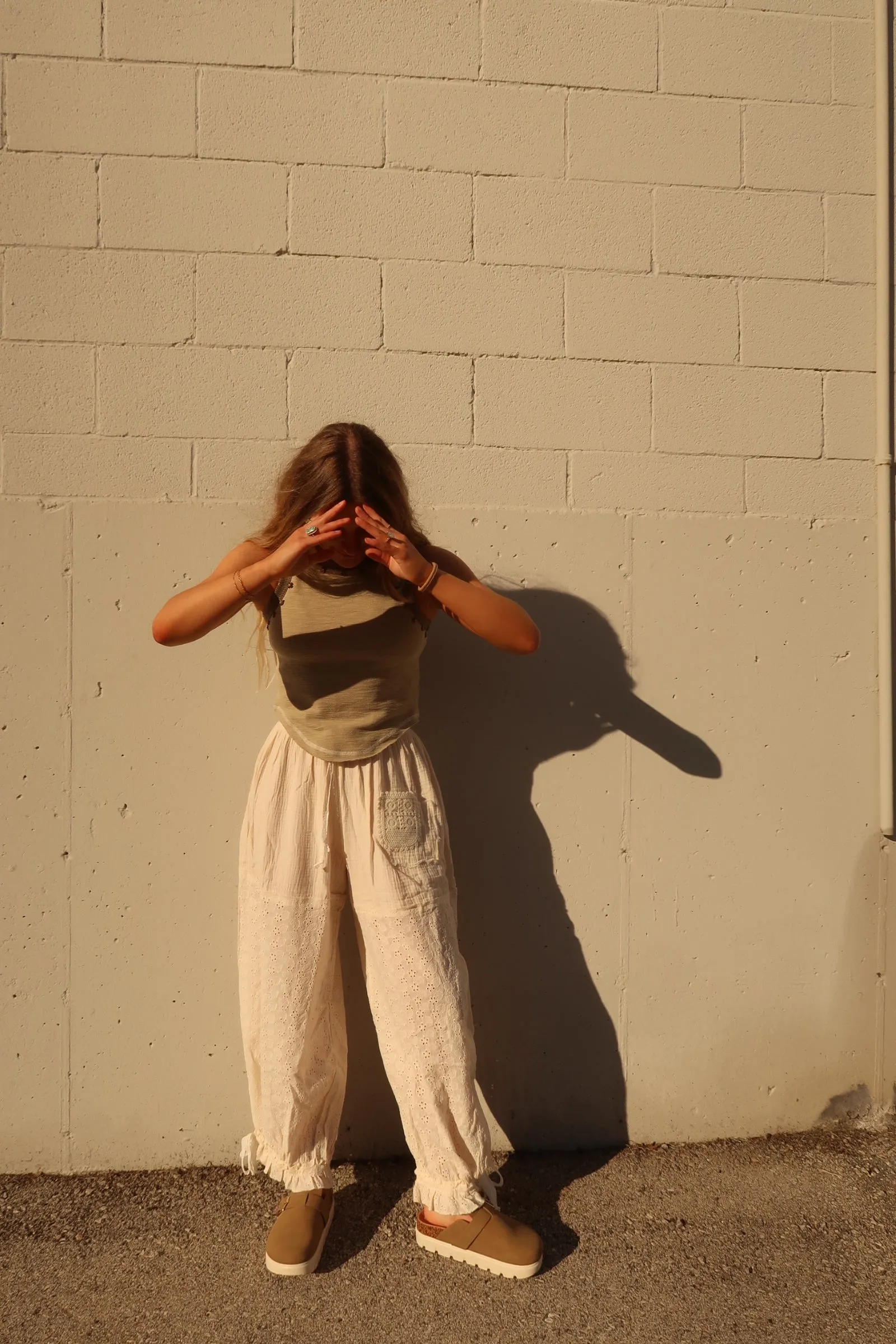 Sweetie Eylet Jogger