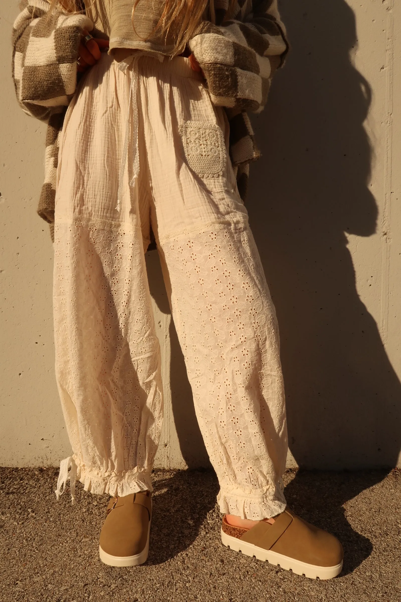 Sweetie Eylet Jogger