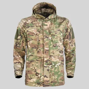 Tactical Windbreaker Mid-Length Men'S Jacket Waterproof