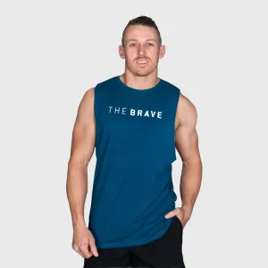 THE BRAVE - SIGNATURE TANK 2.0 - AIRFORCE BLUE