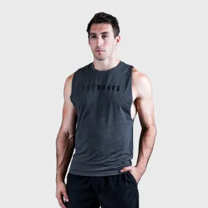 THE BRAVE - SIGNATURE TANK 2.0 - CHARCOAL MARL