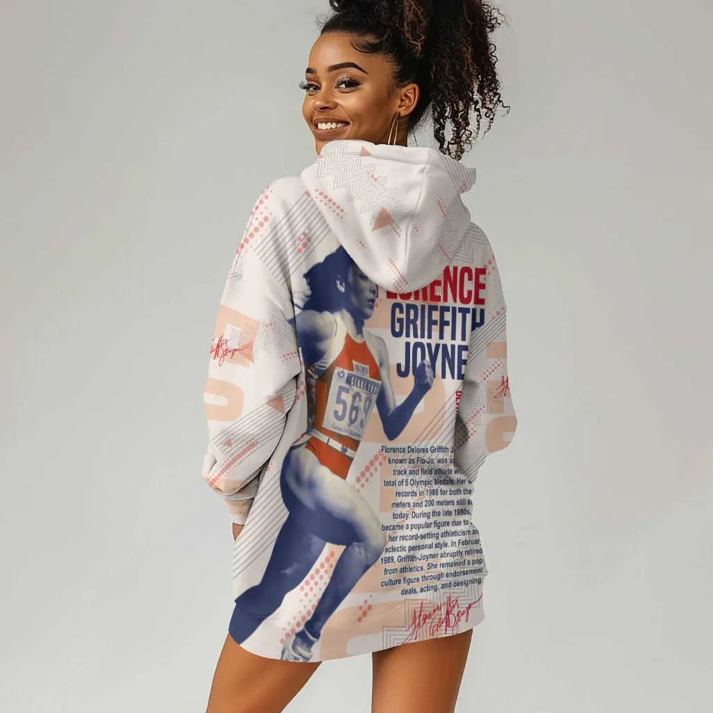 The Phenomenal Woman Flo-Jo Hoodie Dress 1988 Olympic DT02