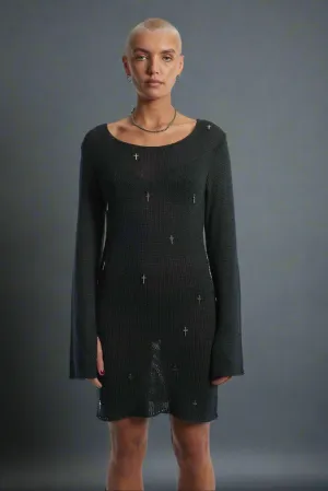 The Ragged Priest Charmed Knit MinI Dress