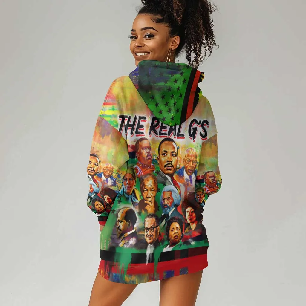 The Real G's Hoodie Dress Civil Rights Leaders DT02